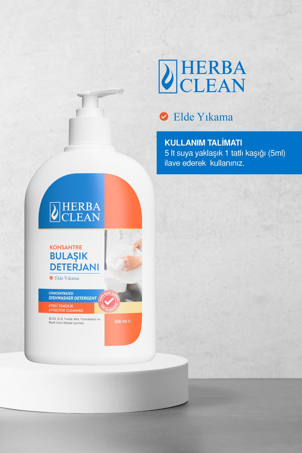 Konsantre Bulaşık Deterjanı 500 ml