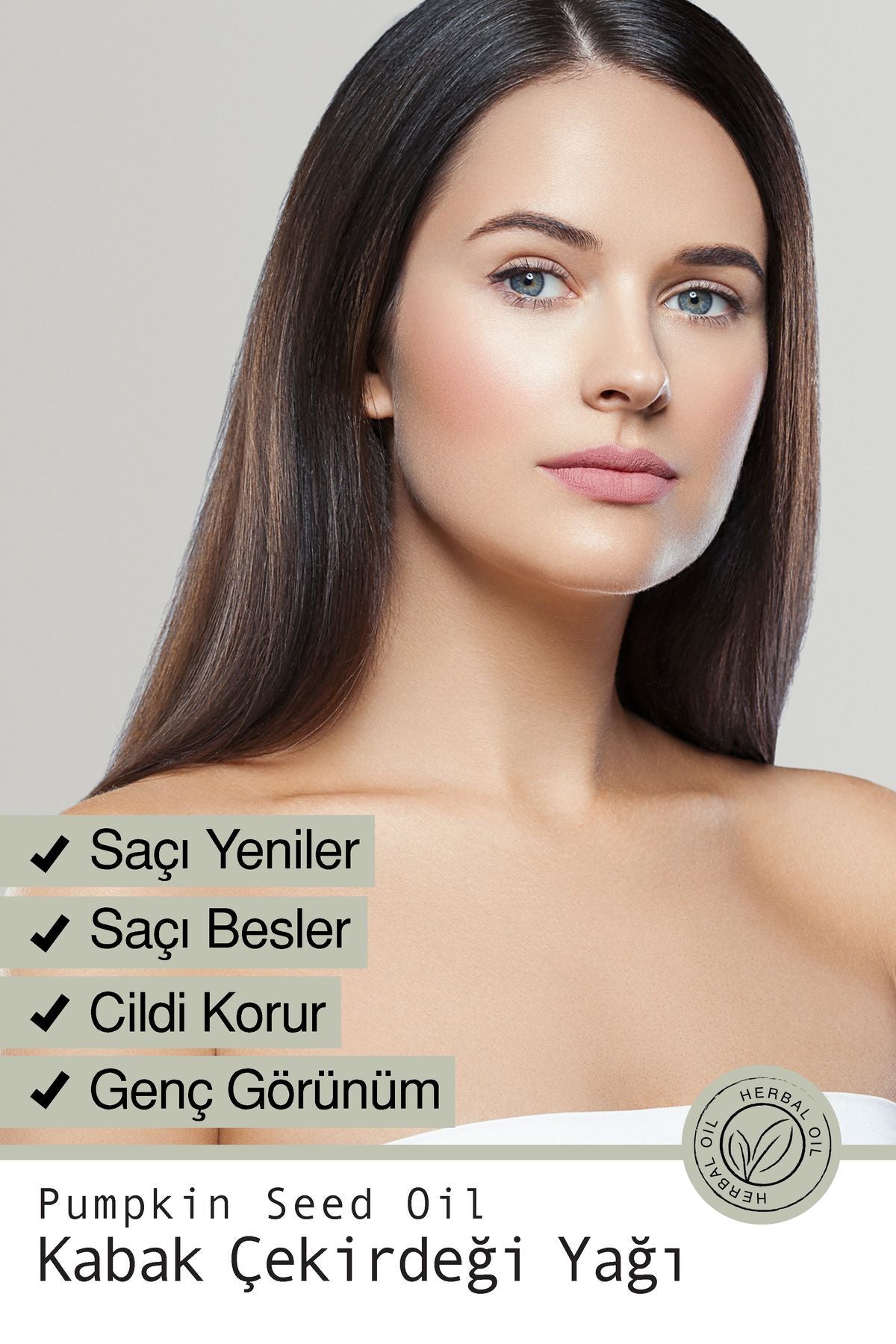 Doğal Kabak Çekirdeği Yağı - Dökülme Karşıtı Saç Ve Cilt Bakım Yağı 50 ml