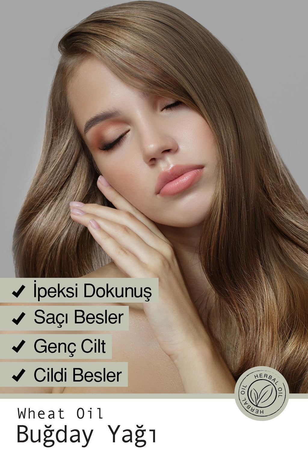 Doğal Buğday Yağı - Leke Karşıtı Cilt Ve Onarıcı Saç Bakım Yağı 50 ml