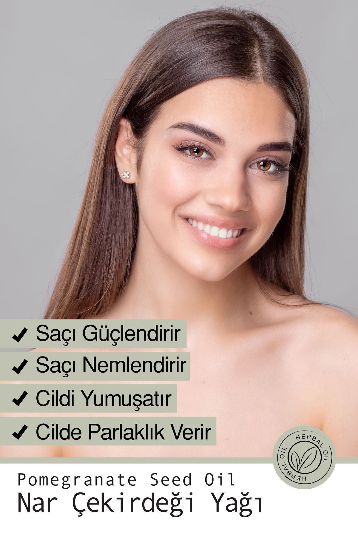 Doğal Nar Çekirdeği Yağı - Yaşlanma Karşıtı Kırışıklık Ve Cilt Bakım Yağı 50 ml