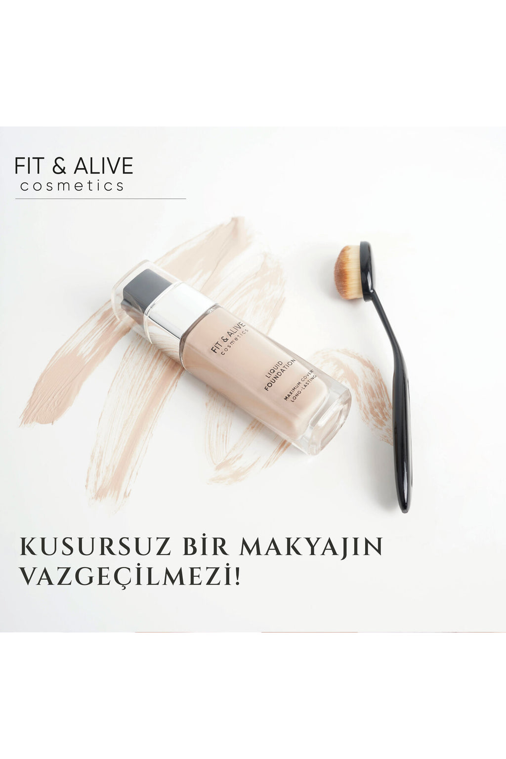Fitalive 102 Liquid Foundation Likit Fondöten - Medium
