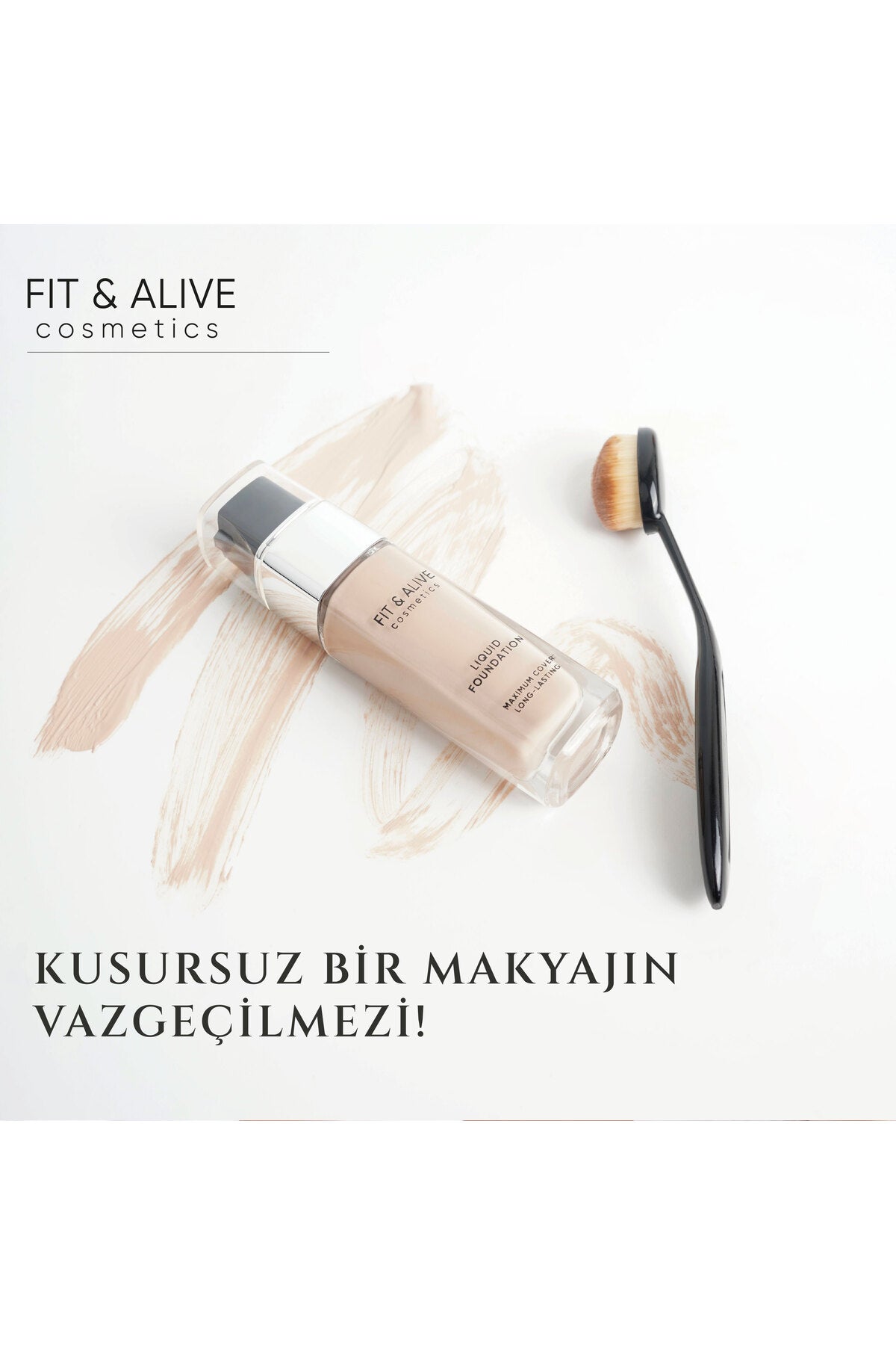 Fitalive 102 Liquid Foundation Likit Fondöten - Medium