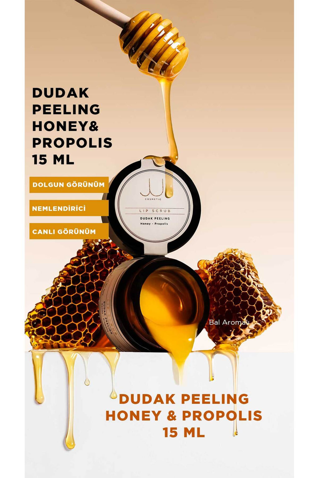 Dudak Peeling Honey&Propolis 15 ml