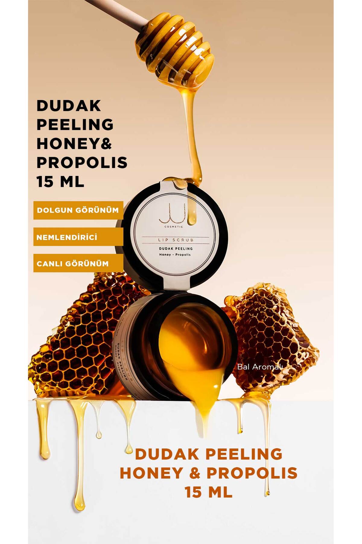 Dudak Peeling Honey&Propolis 15 ml