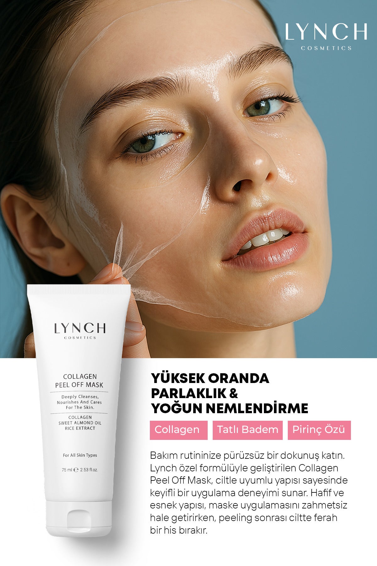 Soyulabilir Kolajen Maske - 75 ml