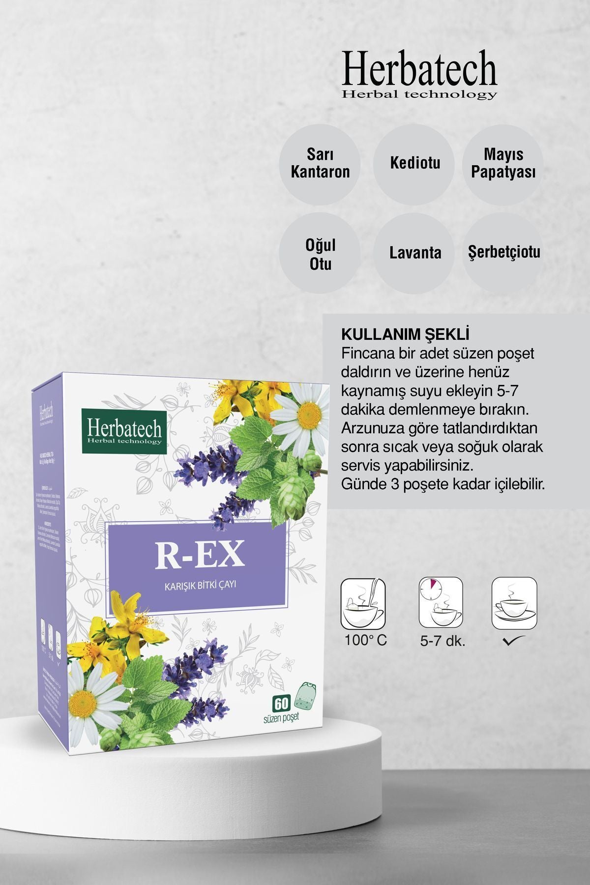 R-ex Karışık Bitki Çayı 60 X 1.5gr Süzen Poşet