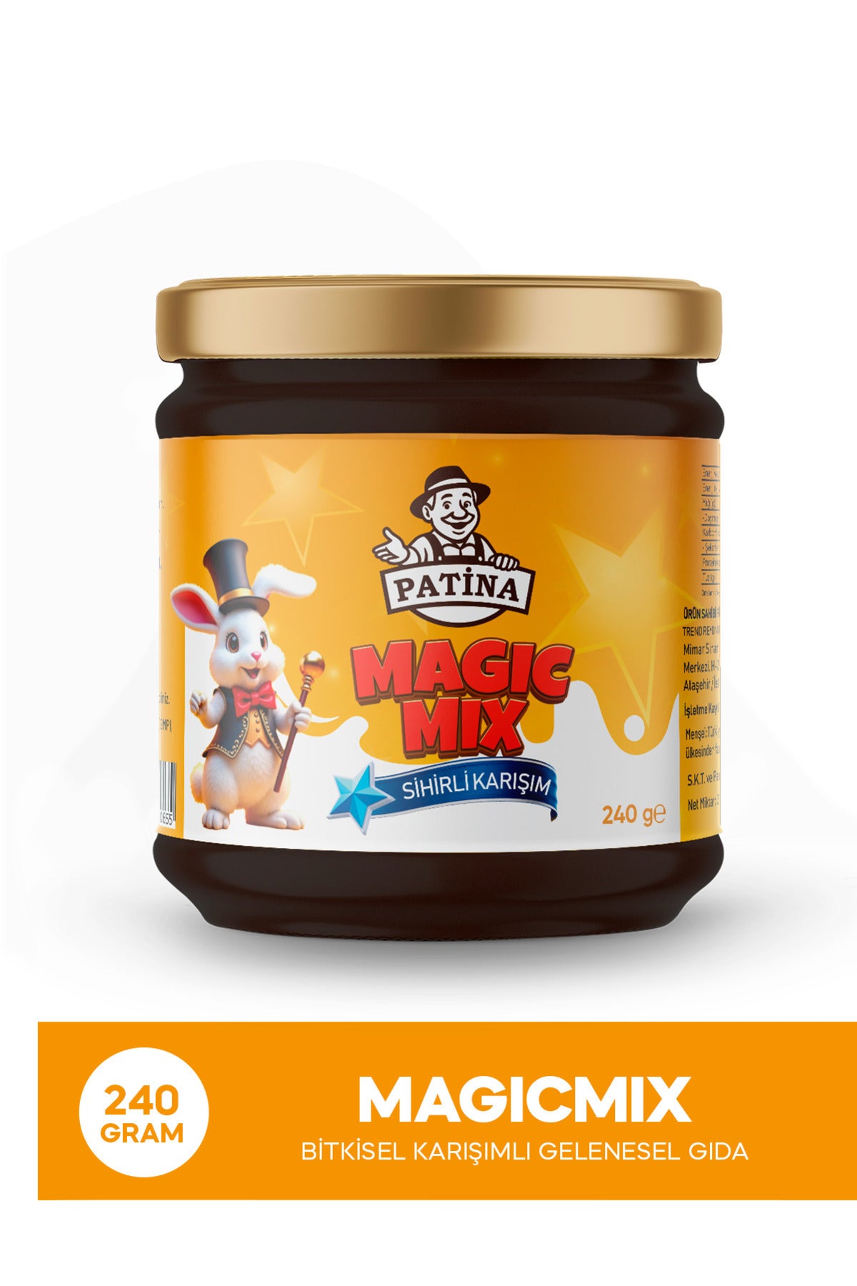 Magicmix Kakaolu & Karadut Pekmezli Bitkisel Karışımlı Geleneksel Gıda 240 gram