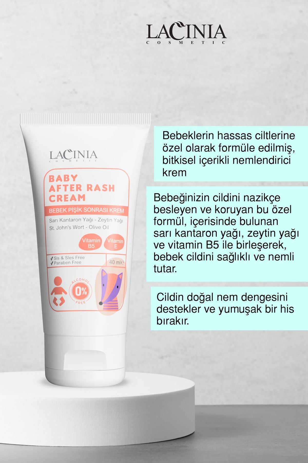 Bebek Pişik Sonrası Krem 40Ml