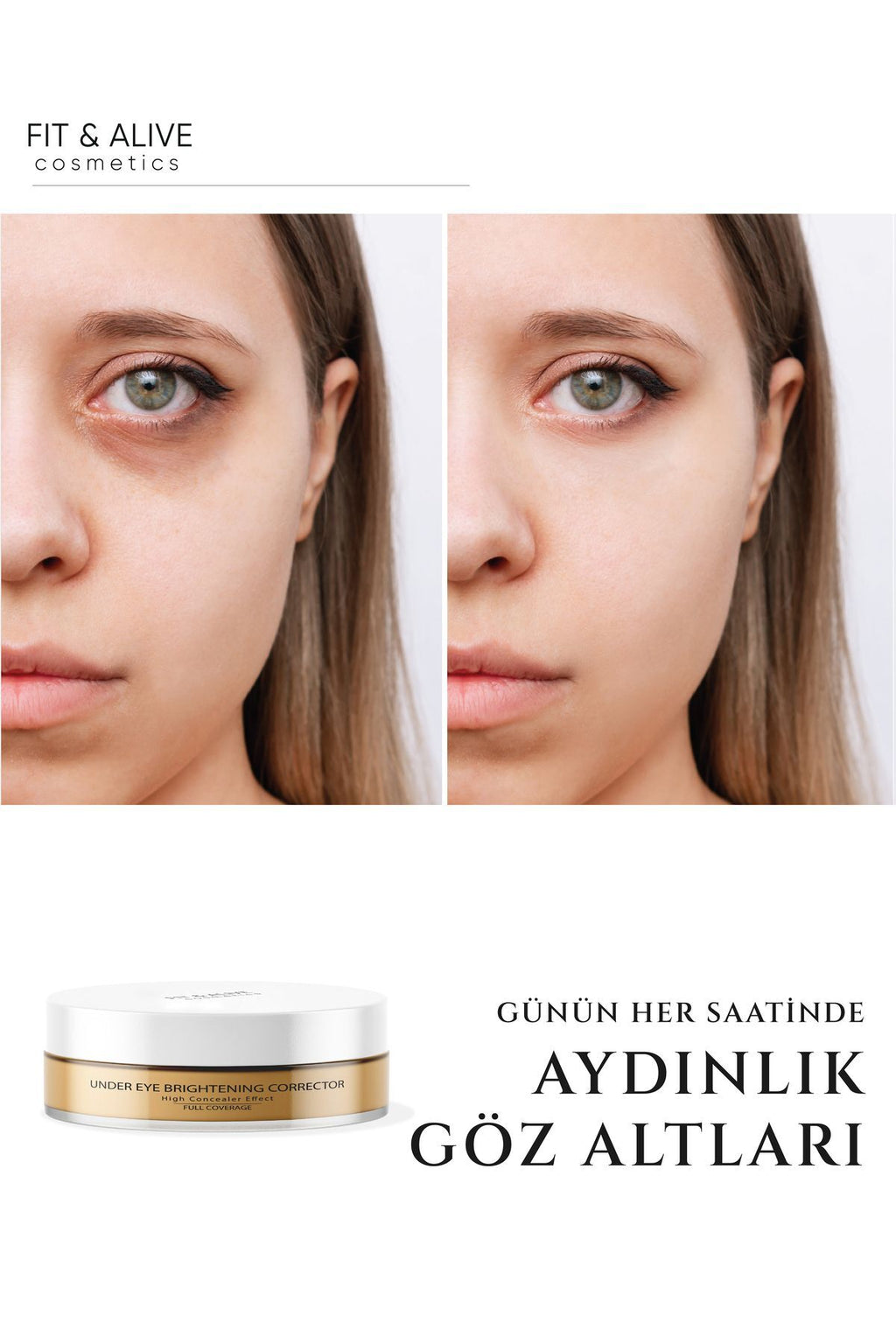 Aydınlatıcı ve Kapatıcı Göz Altı Bakım Kremi 02 ( Yüksek Kapatıcılık Özellikli )