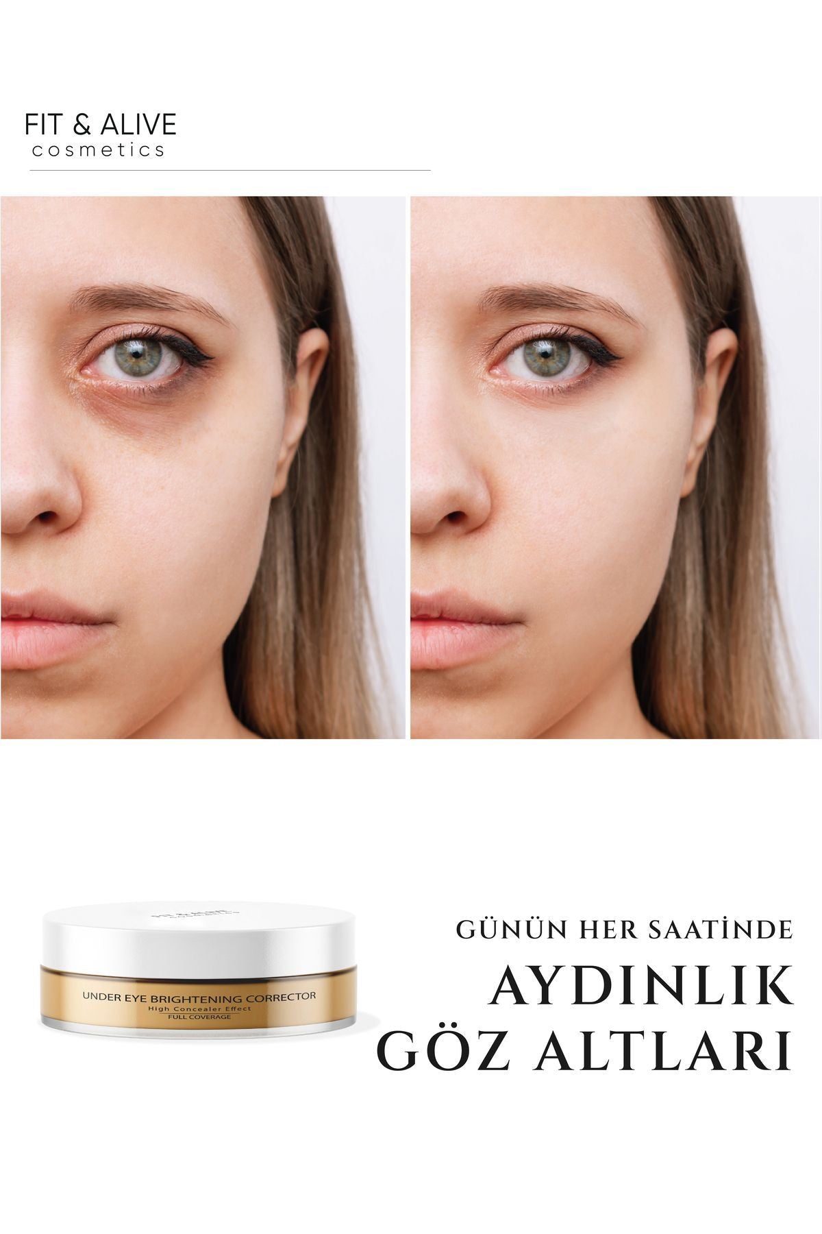 Aydınlatıcı ve Kapatıcı Göz Altı Bakım Kremi 02 ( Yüksek Kapatıcılık Özellikli )
