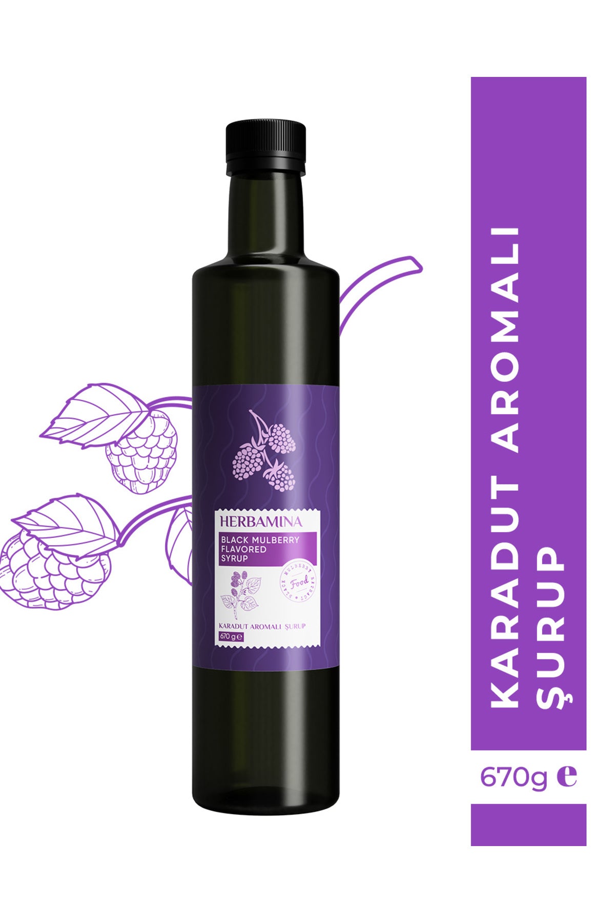 Karadut Aromalı Şurup 670 gram