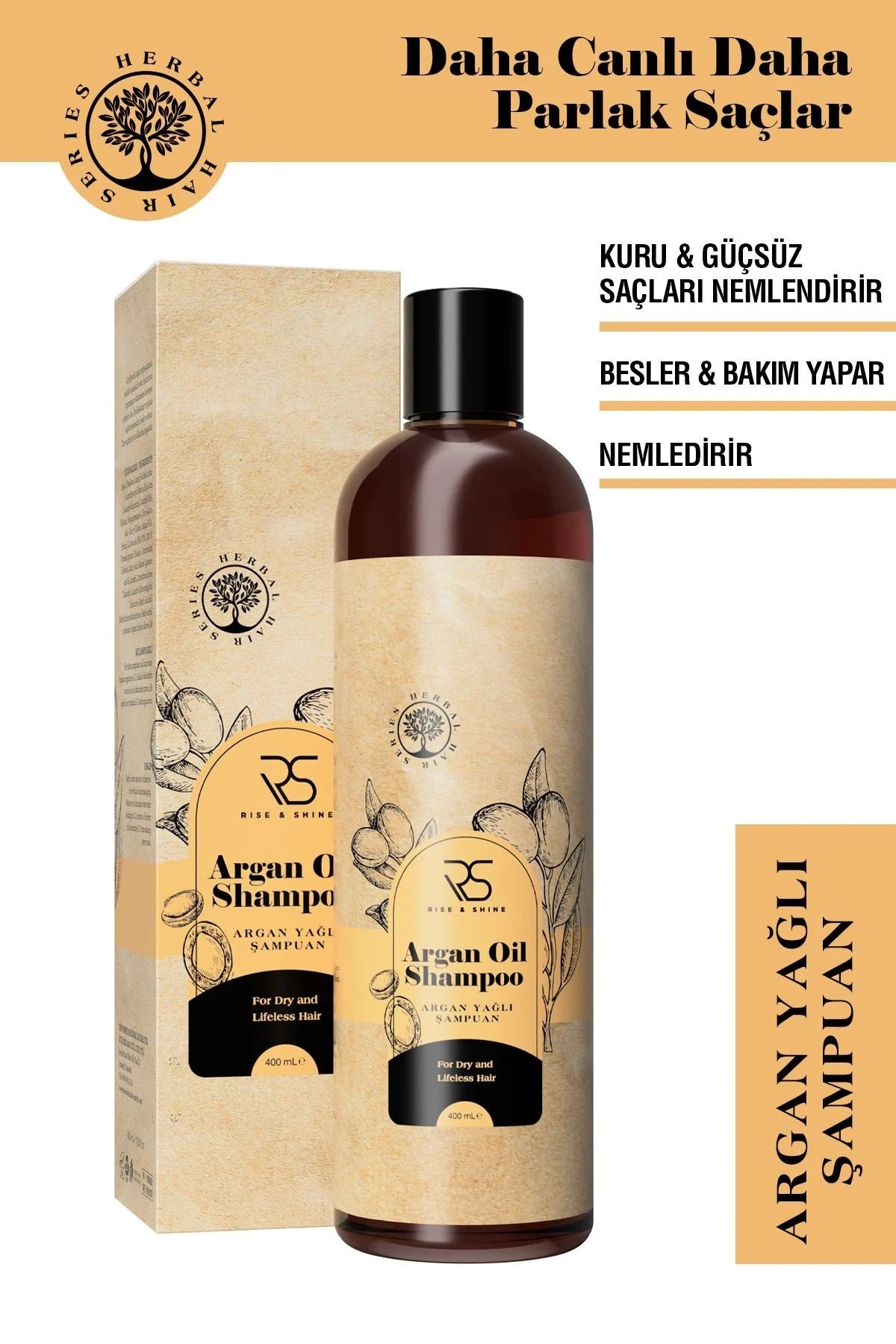 Argan Yağlı Şampuan 400 Ml