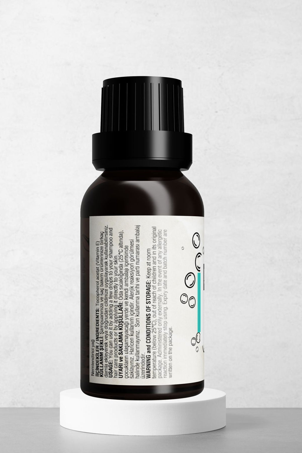Saf E Vitamini Serumu 20 ml - Saç, Cilt, Kirpik Ve Tırnak Bakım Yağı - Besleyici Ve Onarıcı