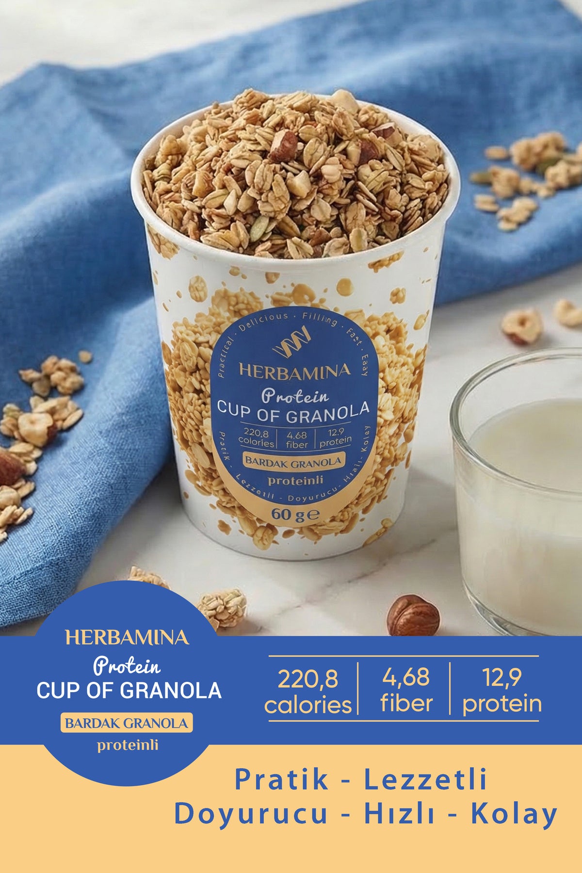 Bardak Granola Proteinli - 60 gr