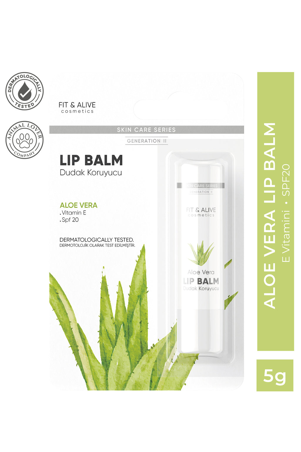 Fitalive Aloe Vera Lip Balm