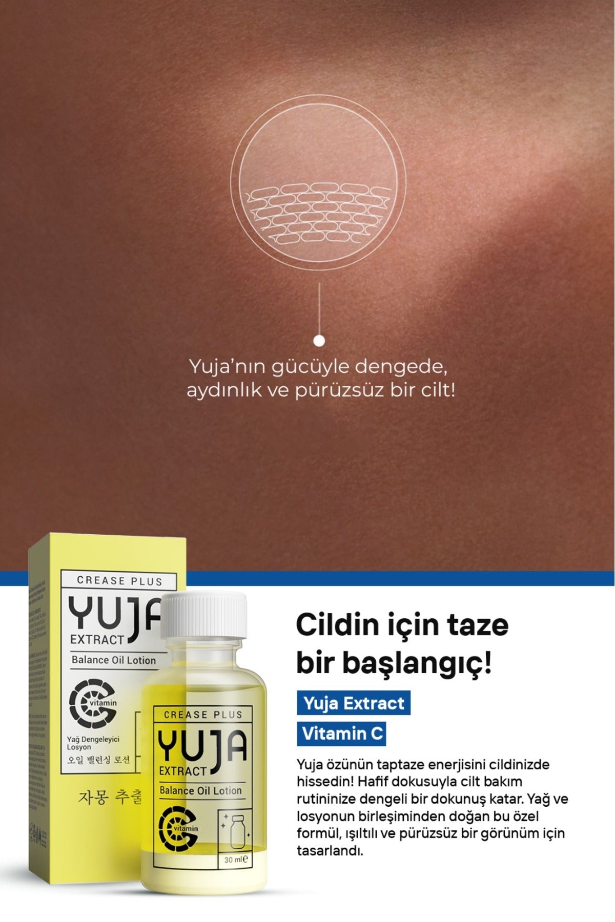 Yuja Dengeleyici Yağ Losyonu 30 ml