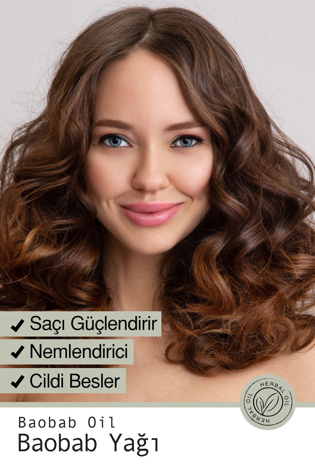 Doğal Baobab Yağı - Saç Cilt İçin Yoğun Onarıcı ve Nemlendirici Bakım Yağı 20 ml