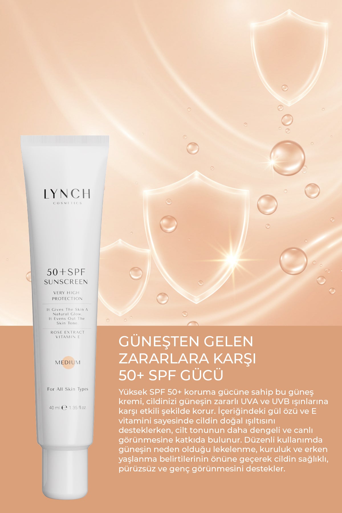 50 Spf Çok Yüksek Korumalı Bb Krem - Medium 40ml
