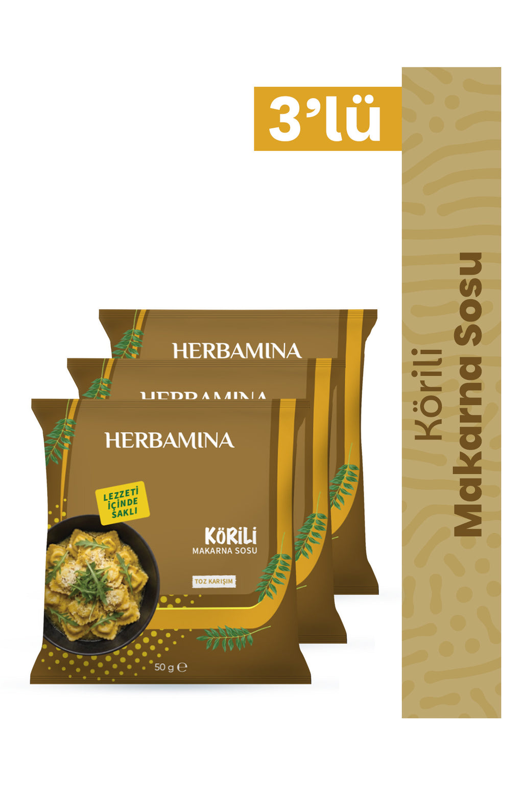3'lü Körili Makarna Sosu 50 gr