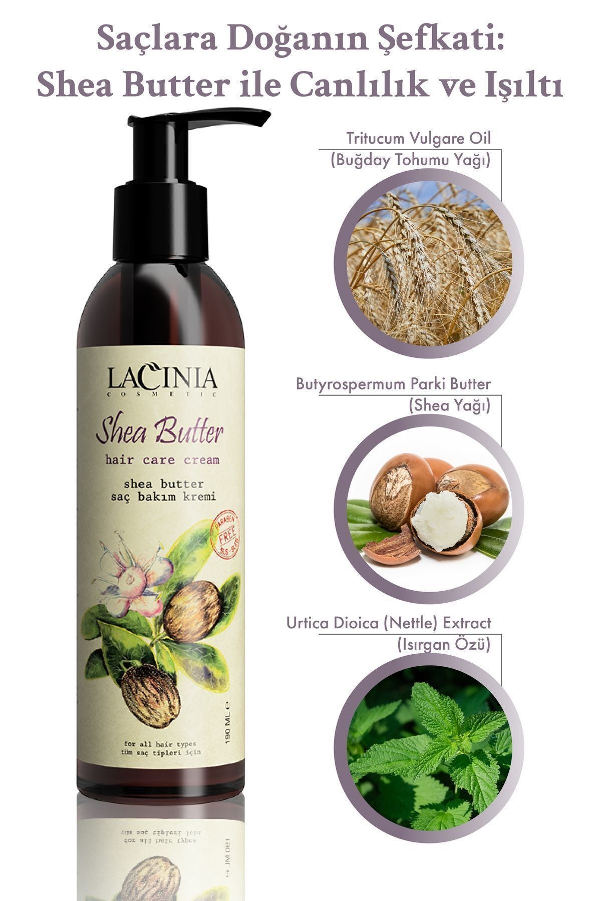 Saç Bakım Kremi - Shea Butter 190ml