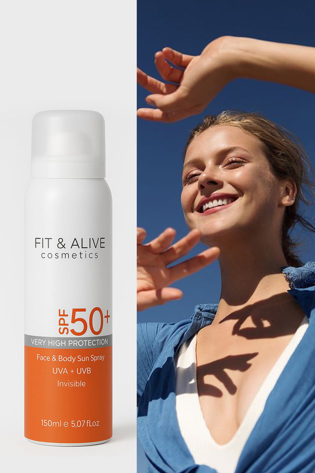 Fitalive Spf 50 Yüz Ve Vücut Güneş Koruyucu Sprey