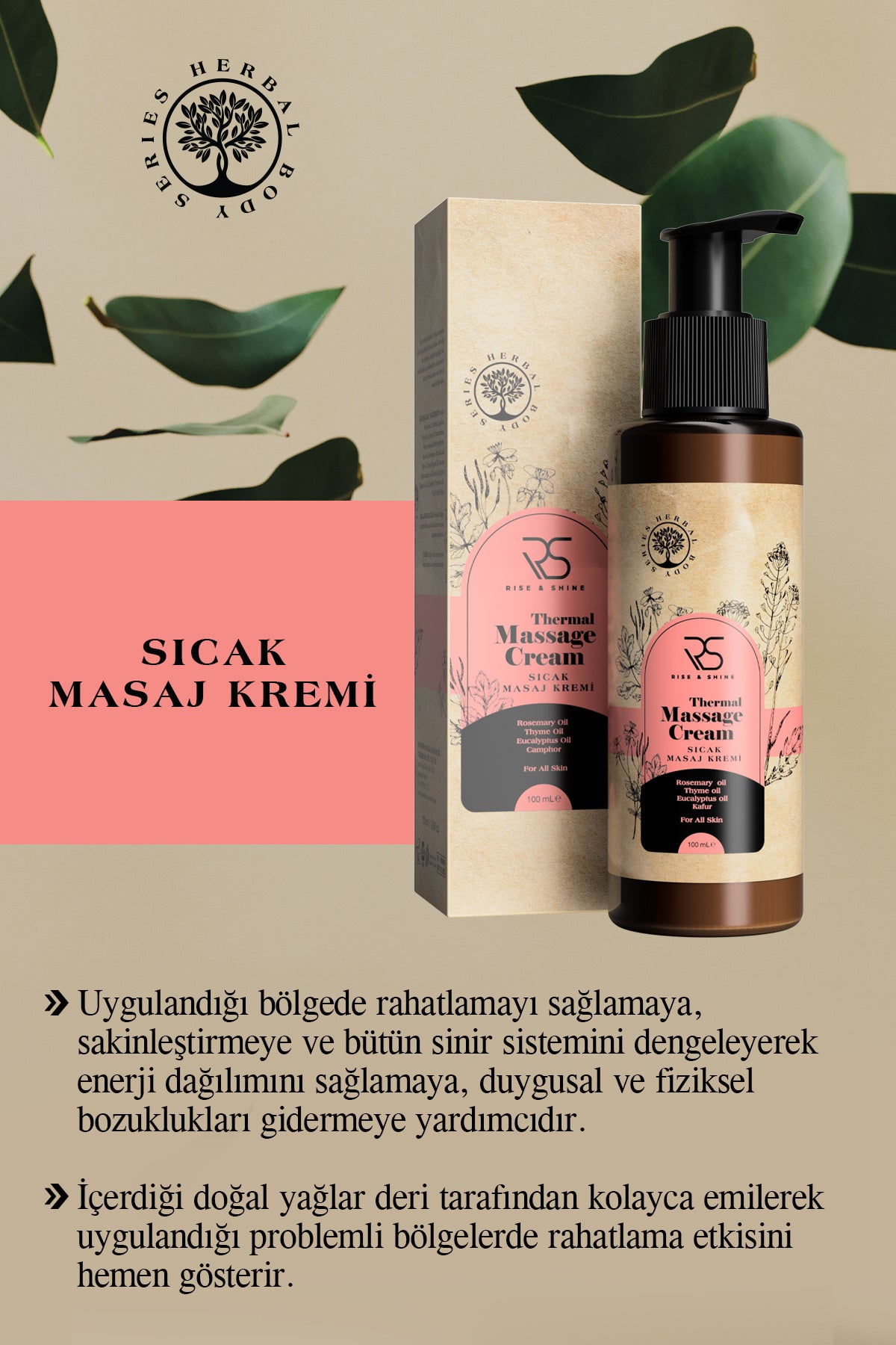 Termal Masaj Kremi - 100 Ml