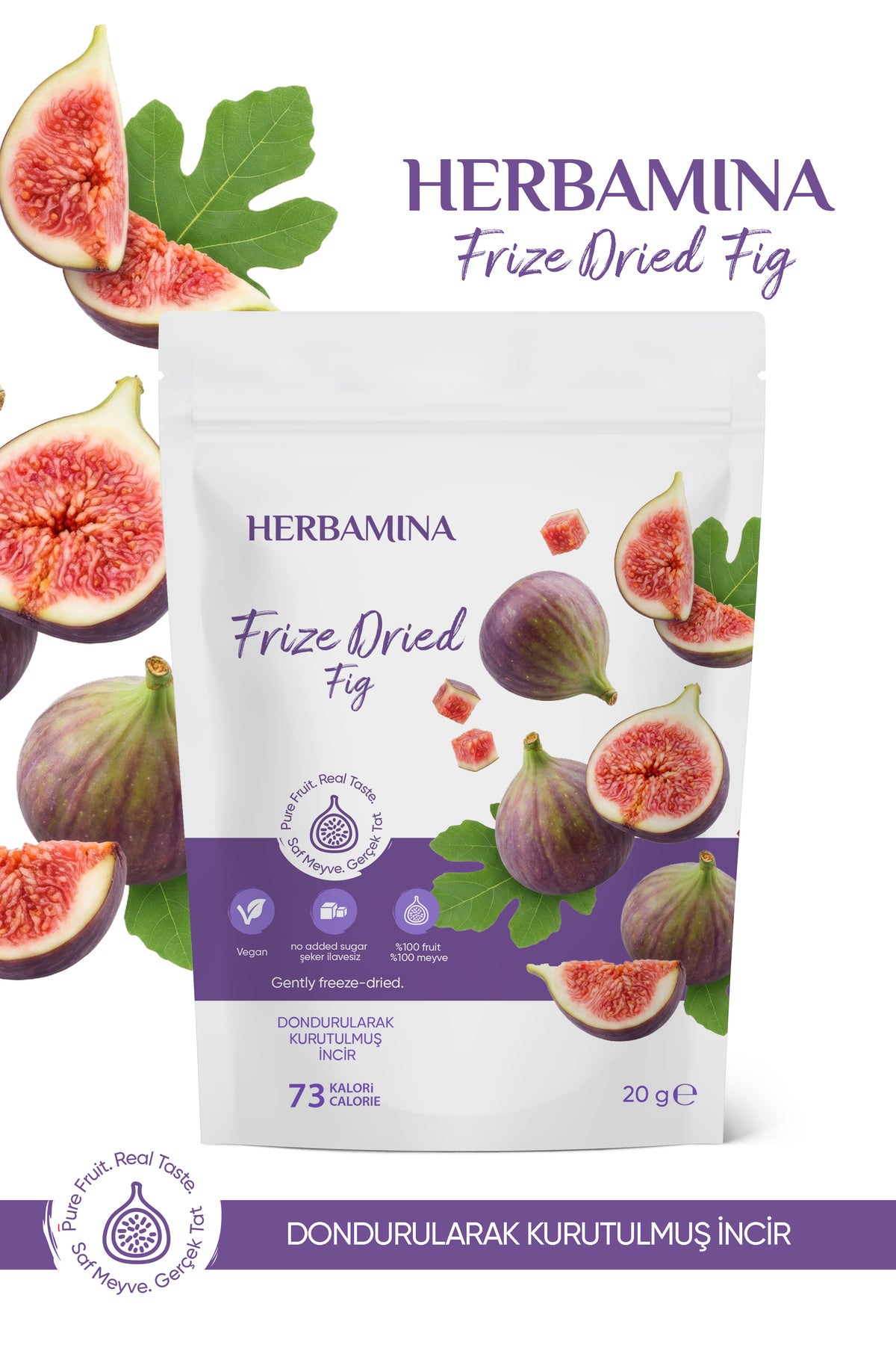 Dondurularak Kurutulmuş İncir - 20 gr