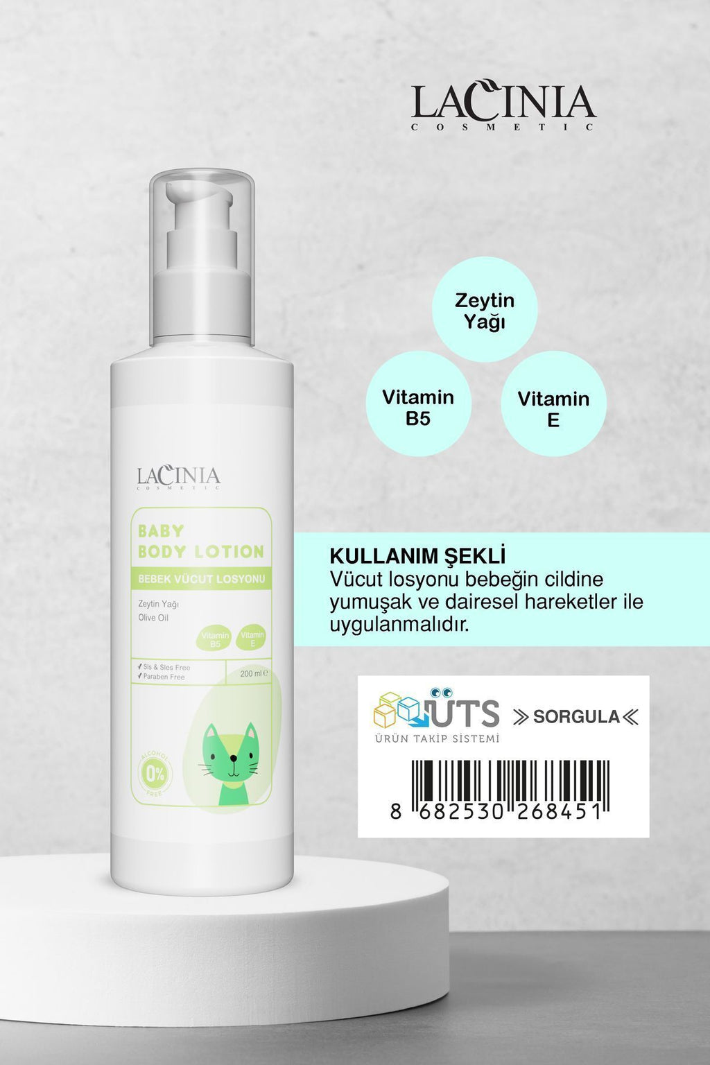 Bebek Vücut Losyonu 200 ml