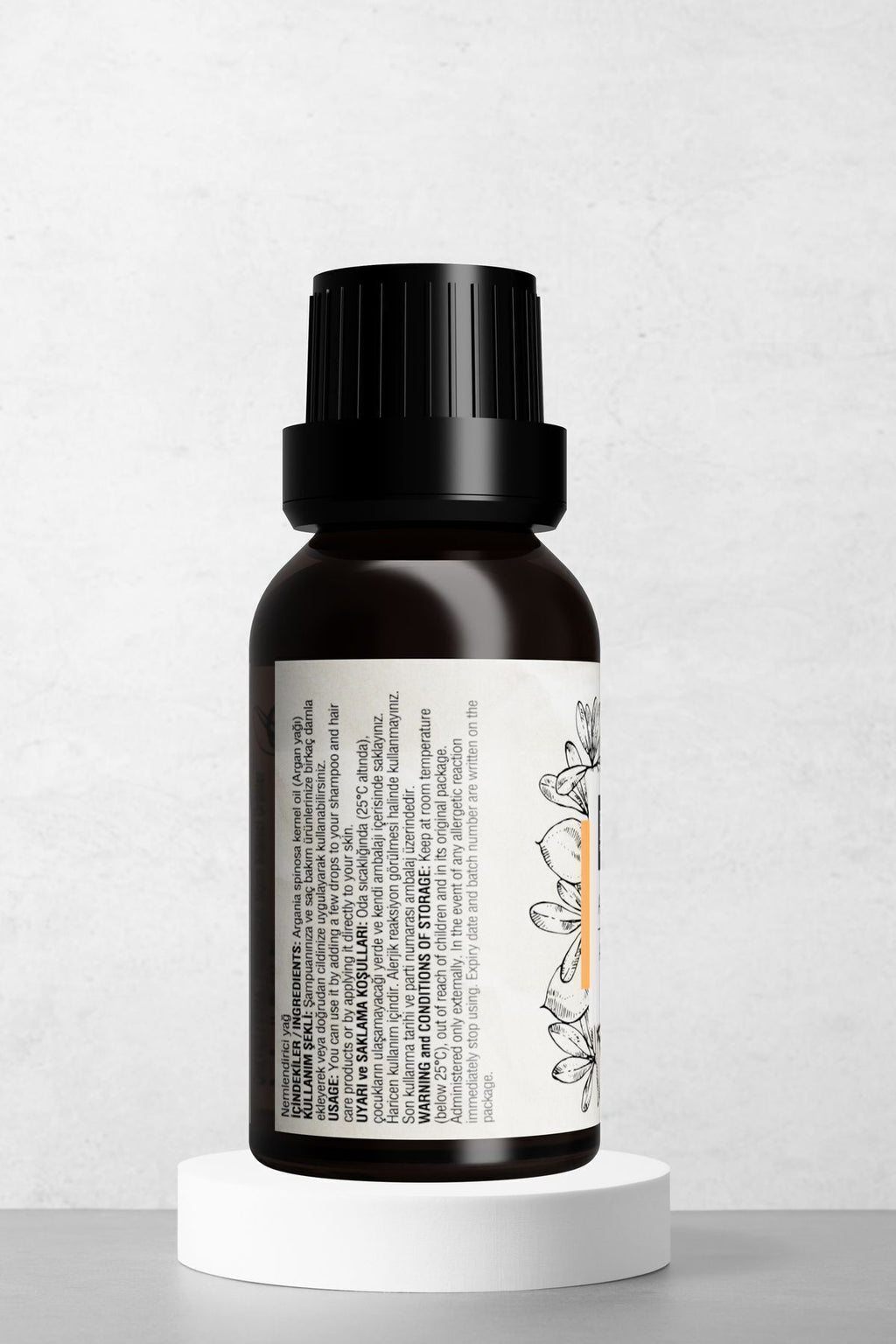Doğal Argan Yağı - Besleyici Saç Ve Yaşlanma Karşıtı Cilt Bakım Yağı 20 ml