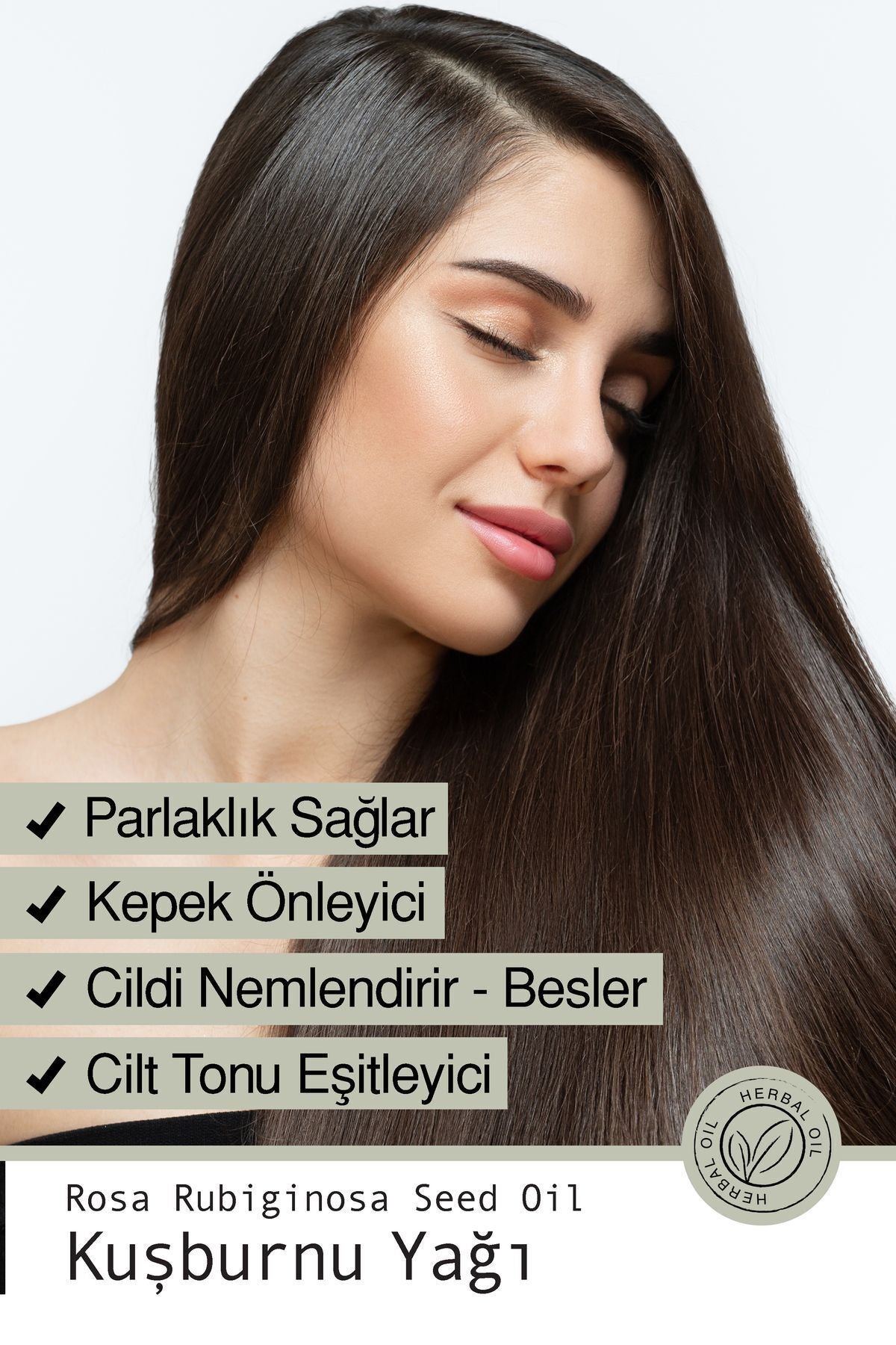 Doğal Kuşburnu Yağı - Leke Karşıtı Ve Yaşlanma Karşıtı Cilt Bakım Yağı 10 ml