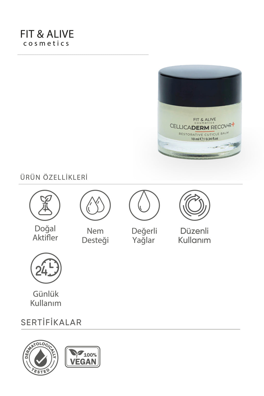 Fitalive Cellicaderm Tırnak Balmı
