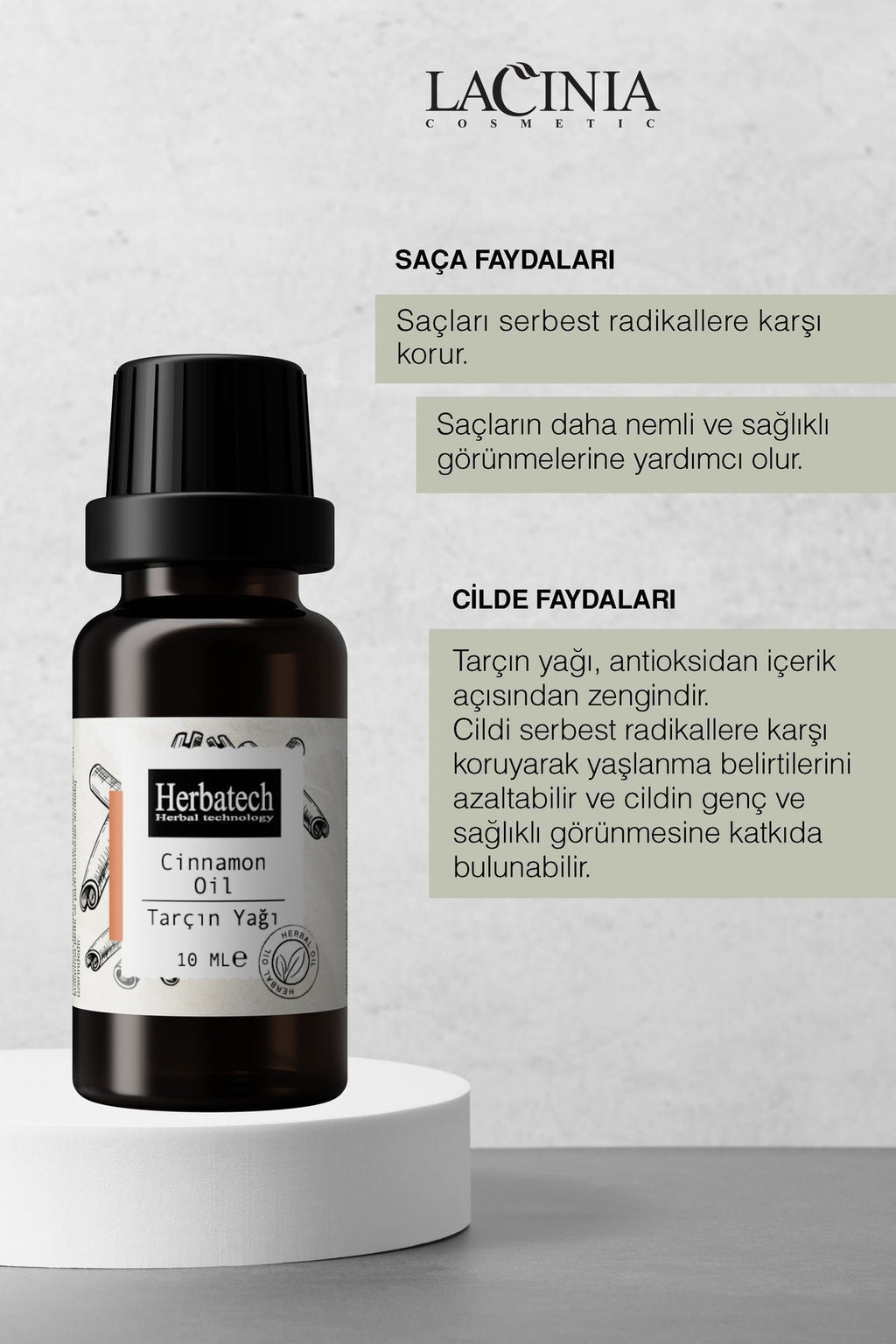 Doğal Tarçın Yağı - Dudak Dolgunlaştırıcı Ve Saç Kökü Uyarıcı Uçucu Yağ 10 ml