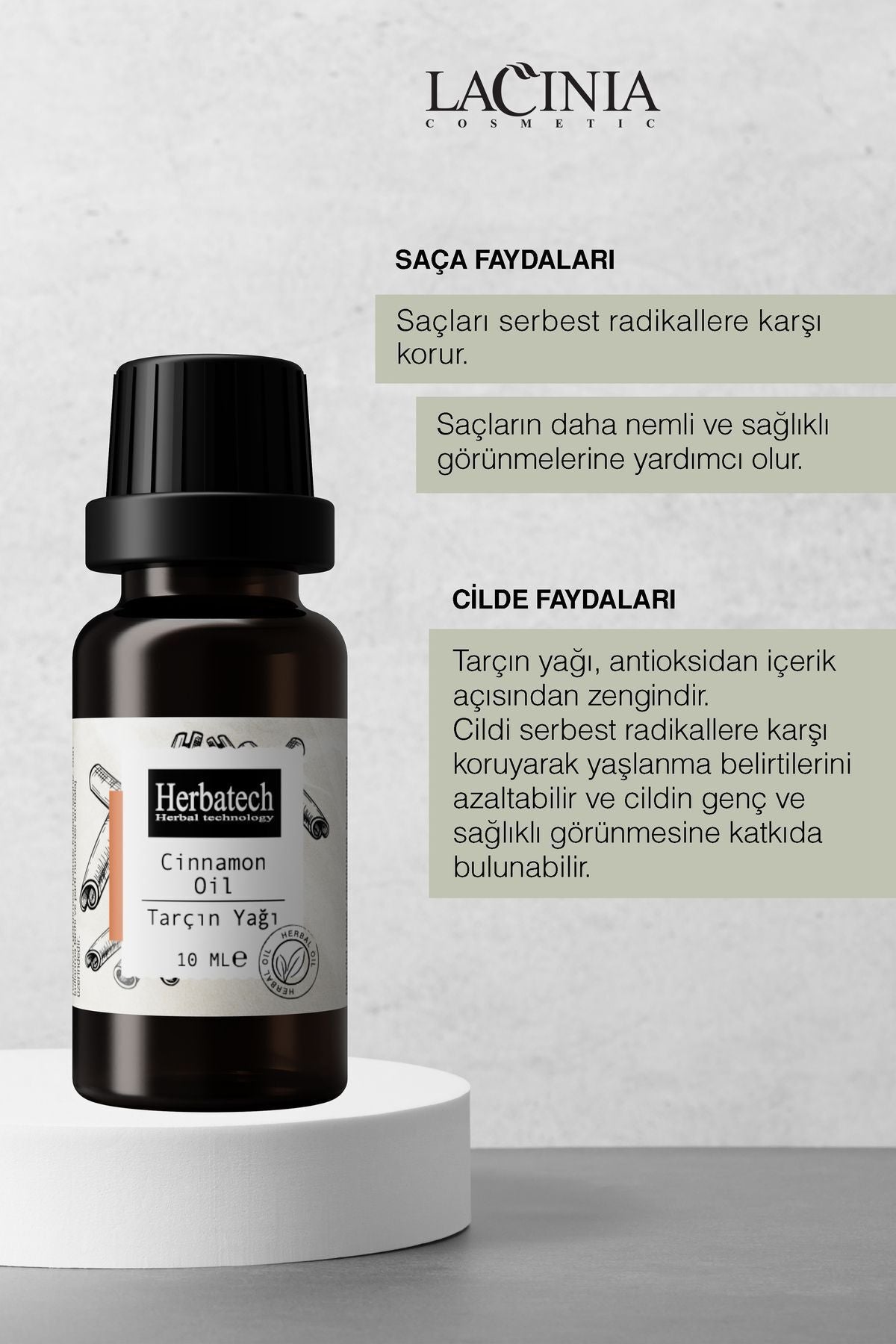Doğal Tarçın Yağı - Dudak Dolgunlaştırıcı Ve Saç Kökü Uyarıcı Uçucu Yağ 10 ml