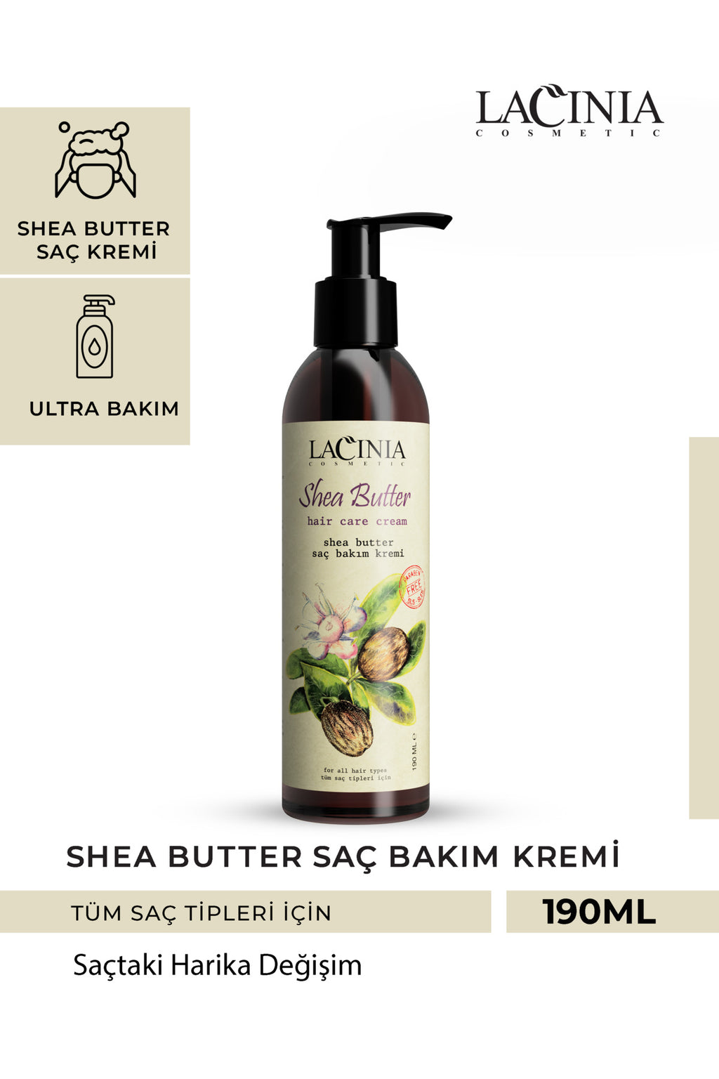 Saç Bakım Kremi - Shea Butter 190ml