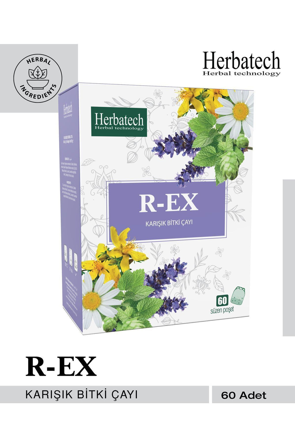 R-ex Karışık Bitki Çayı 60 X 1.5gr Süzen Poşet