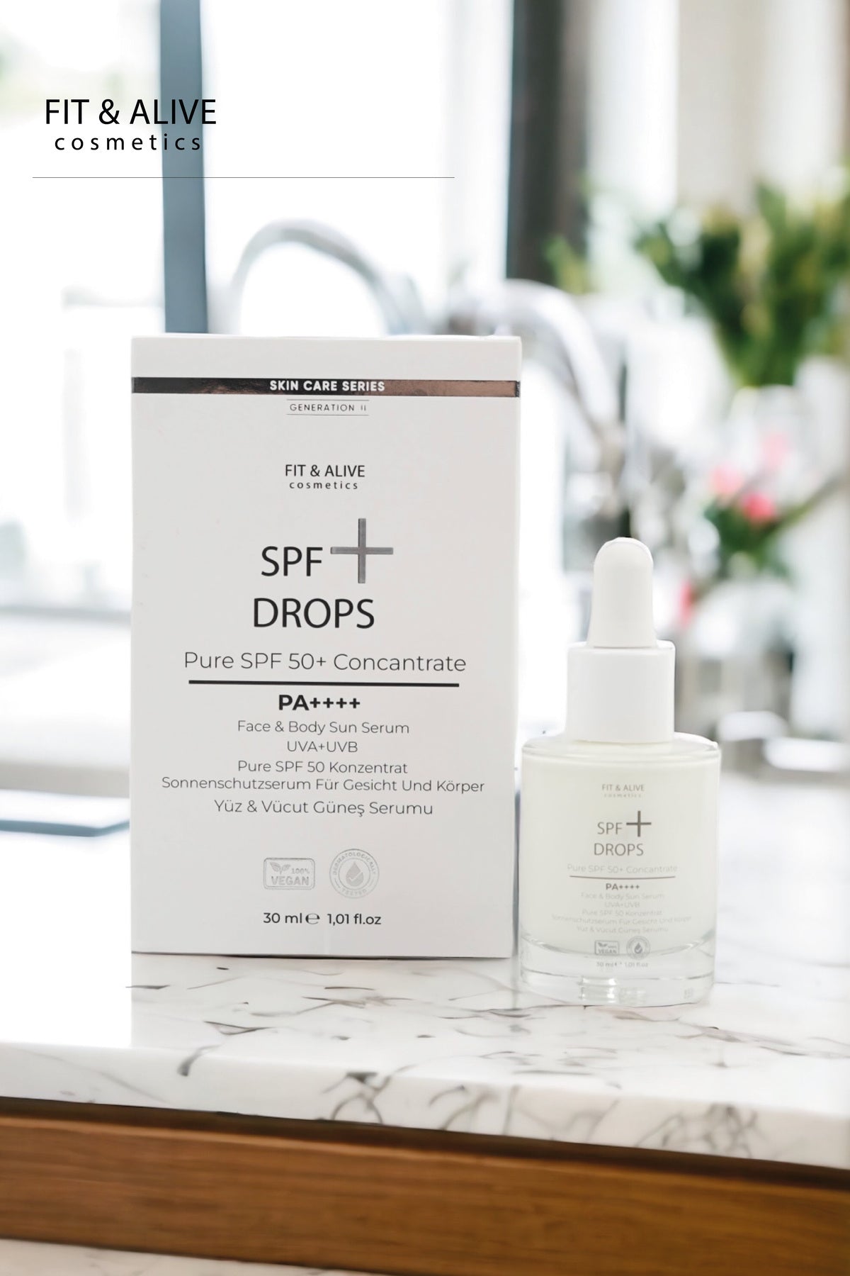 Fitalive Spf 50+ Drops Yüz ve Vücut Güneş Serumu Pa++++
