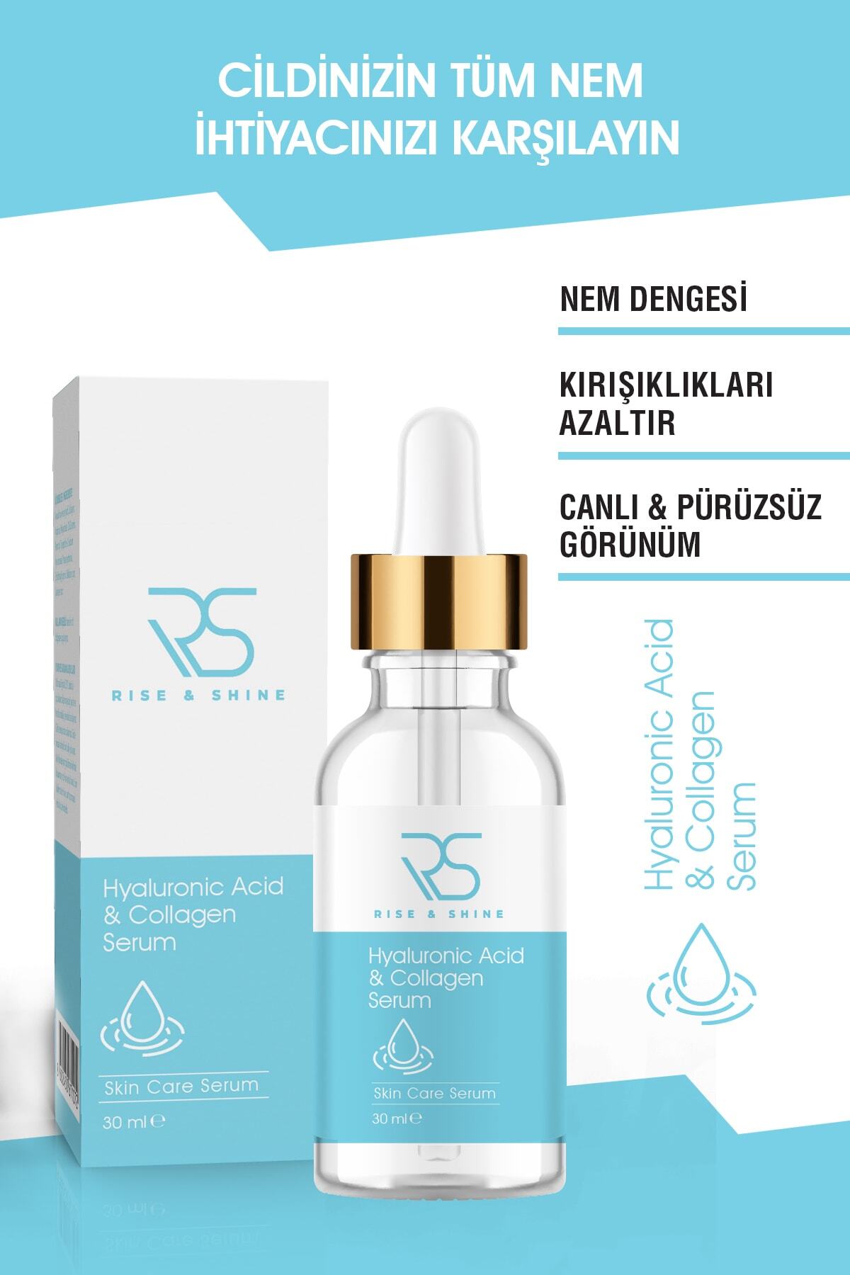 Hyaluronik Asit & Kolajen Serum - 30 ml