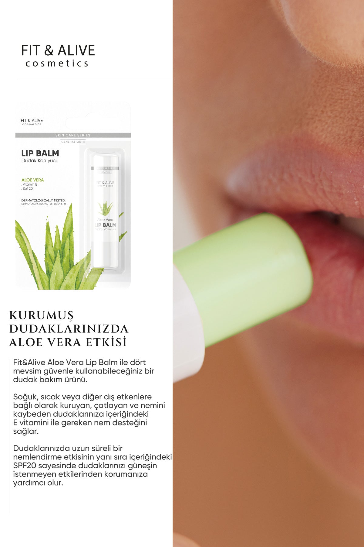 Fitalive Aloe Vera Lip Balm