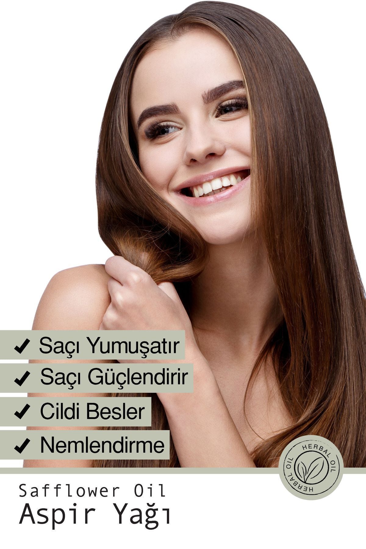 Doğal Aspir Yağı - Nemlendirici Cilt, Saç Ve Sıkılaştırıcı Masaj Yağı 100 ml