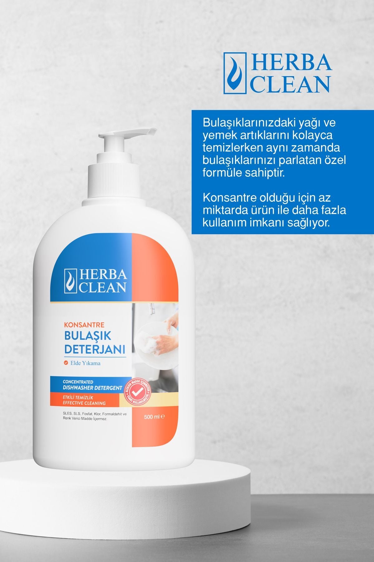 Konsantre Bulaşık Deterjanı 500 ml