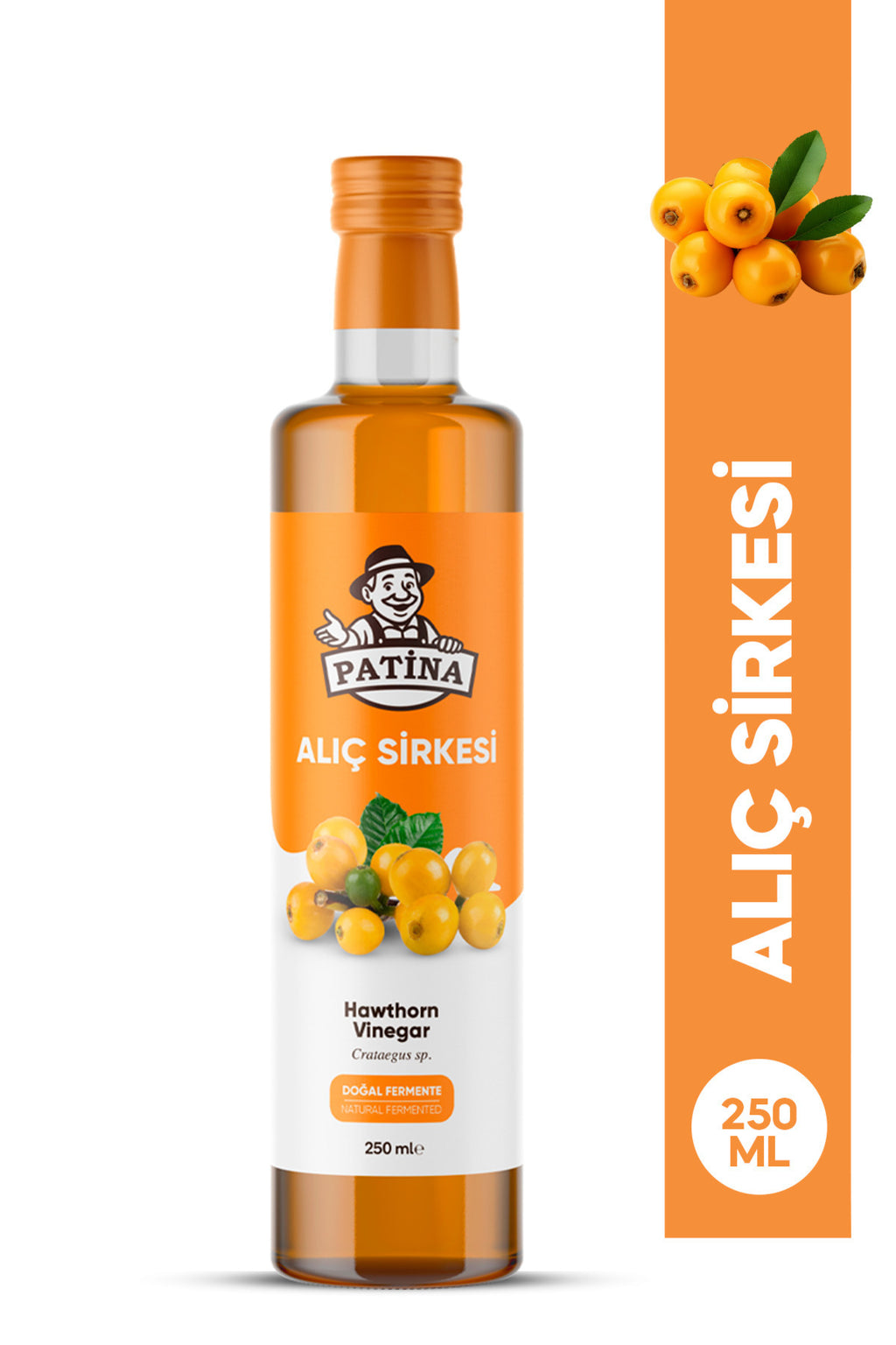 Doğal Alıç Sirkesi 250 ml Katkısız Filtresiz Doğal Fermantasyon