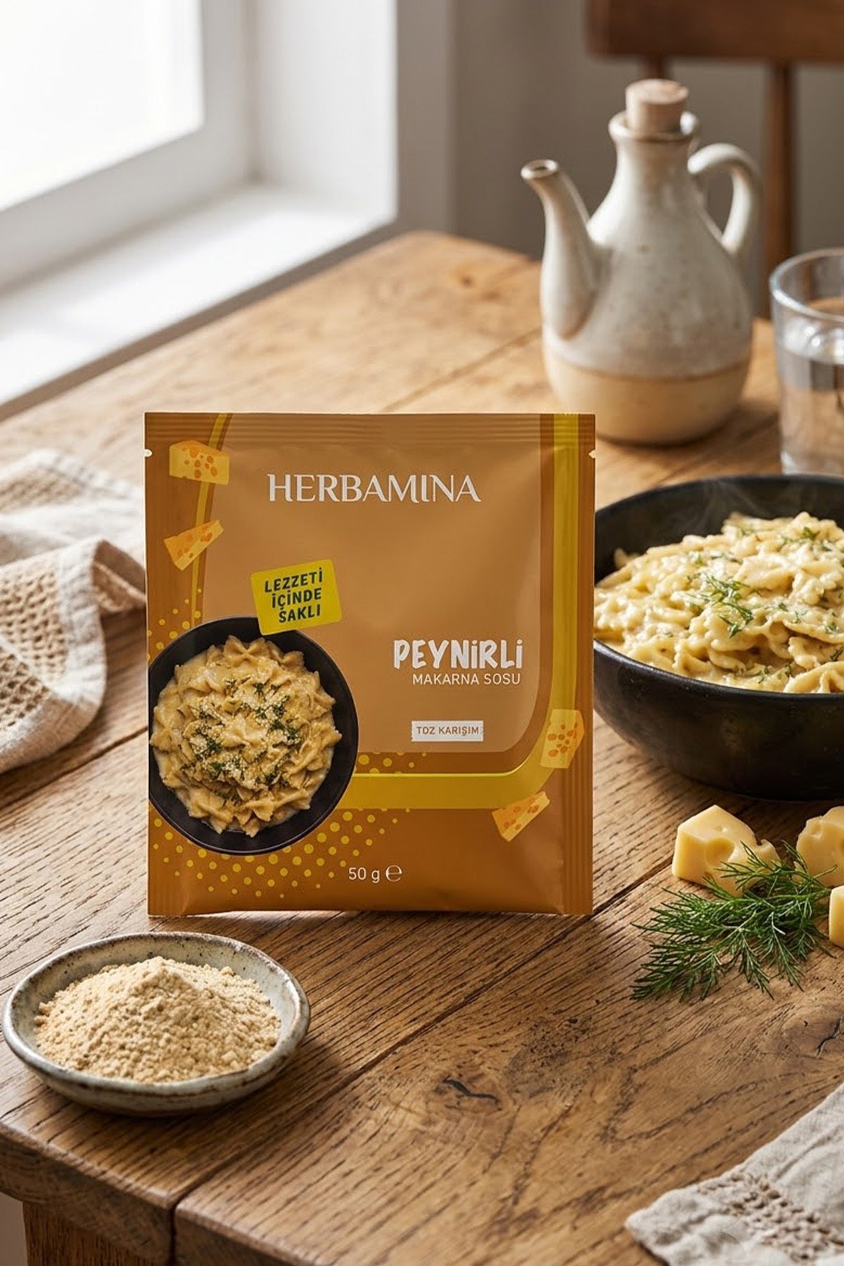 3'lü Peynirli Makarna Sosu 50 gr