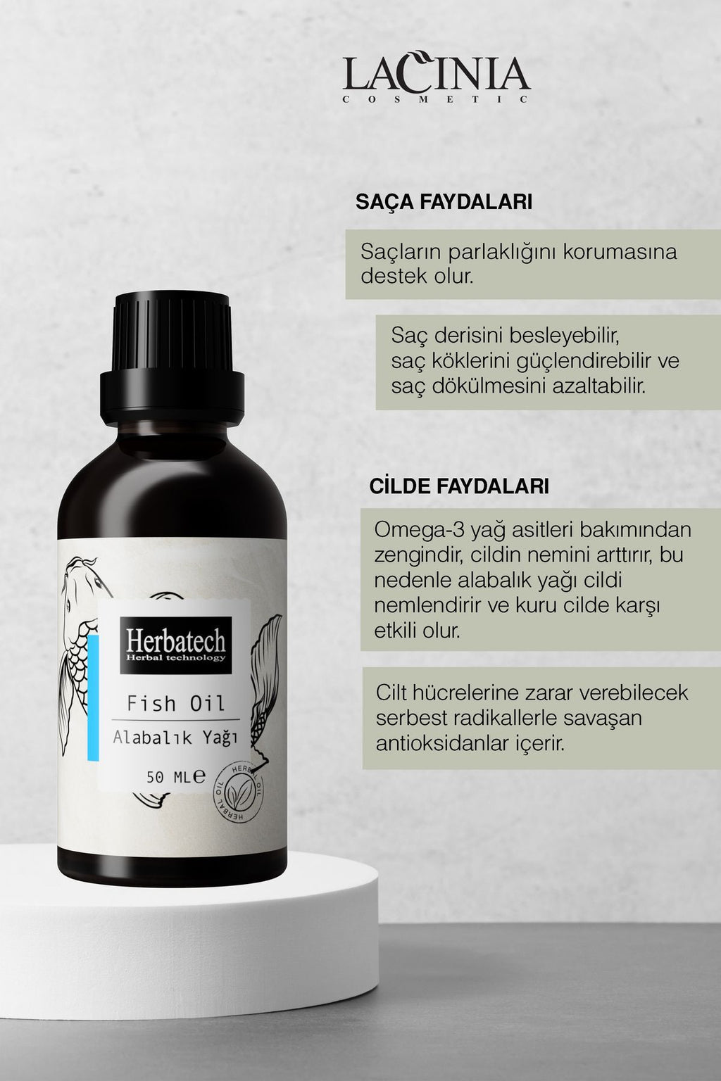 Doğal Alabalık Yağı - Rahatlatıcı Vücut Masajı Ve Cilt Bakım Yağı 50 ml
