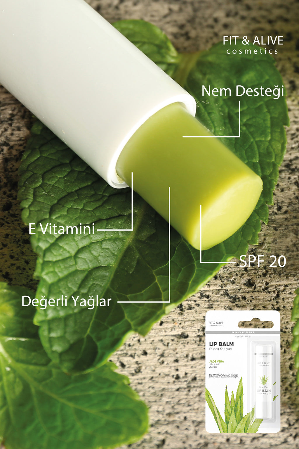 Fitalive Aloe Vera Lip Balm