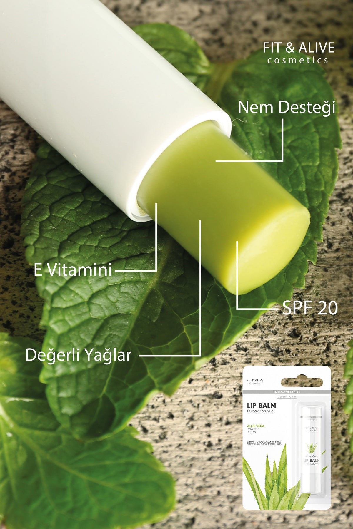 Fitalive Aloe Vera Lip Balm