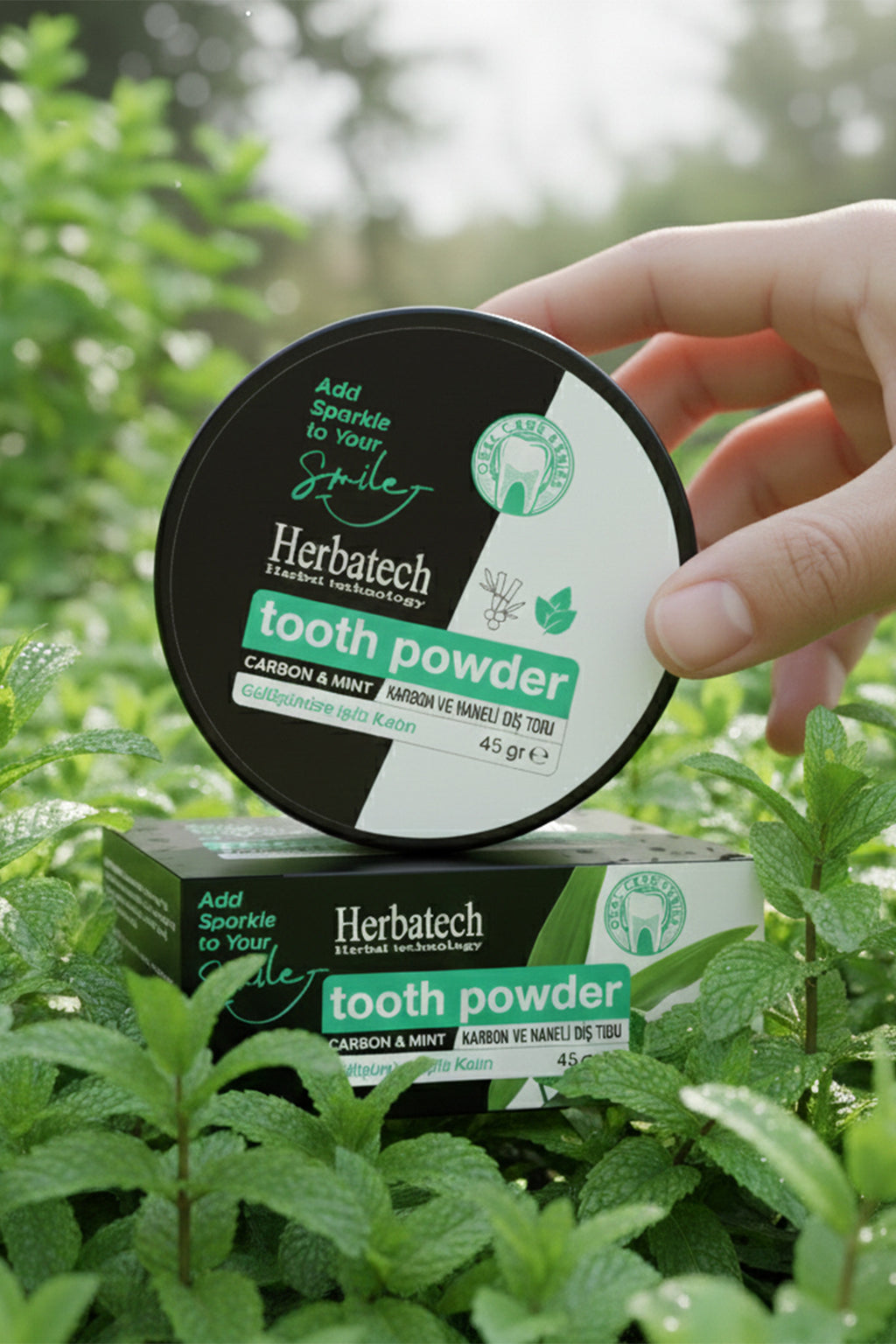 Tooth Powder Karbon Ve Naneli Diş Tozu 45gr