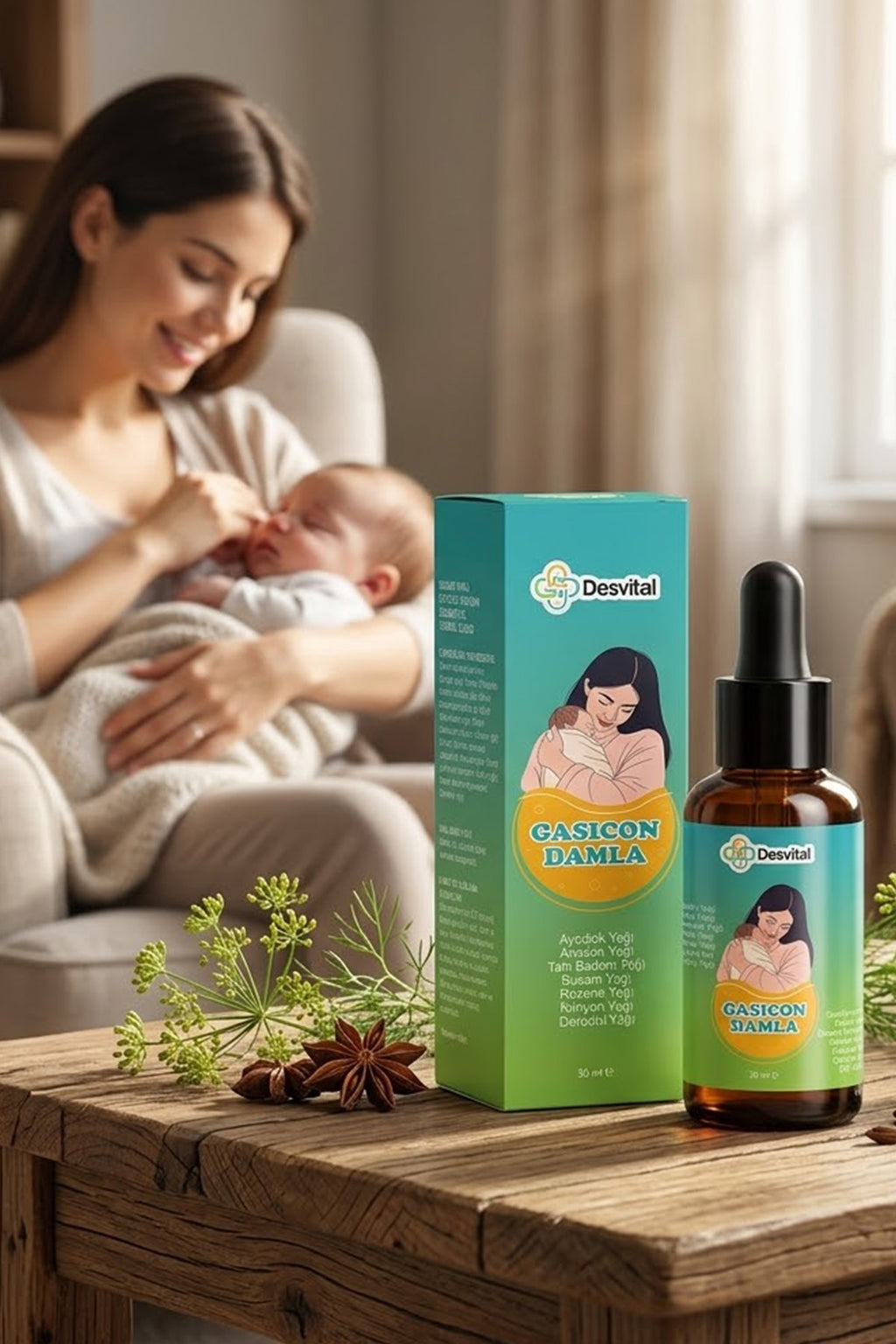 Gasicon Damla - Bitkisel Takviye Edici Gaz Damlası 30 ml