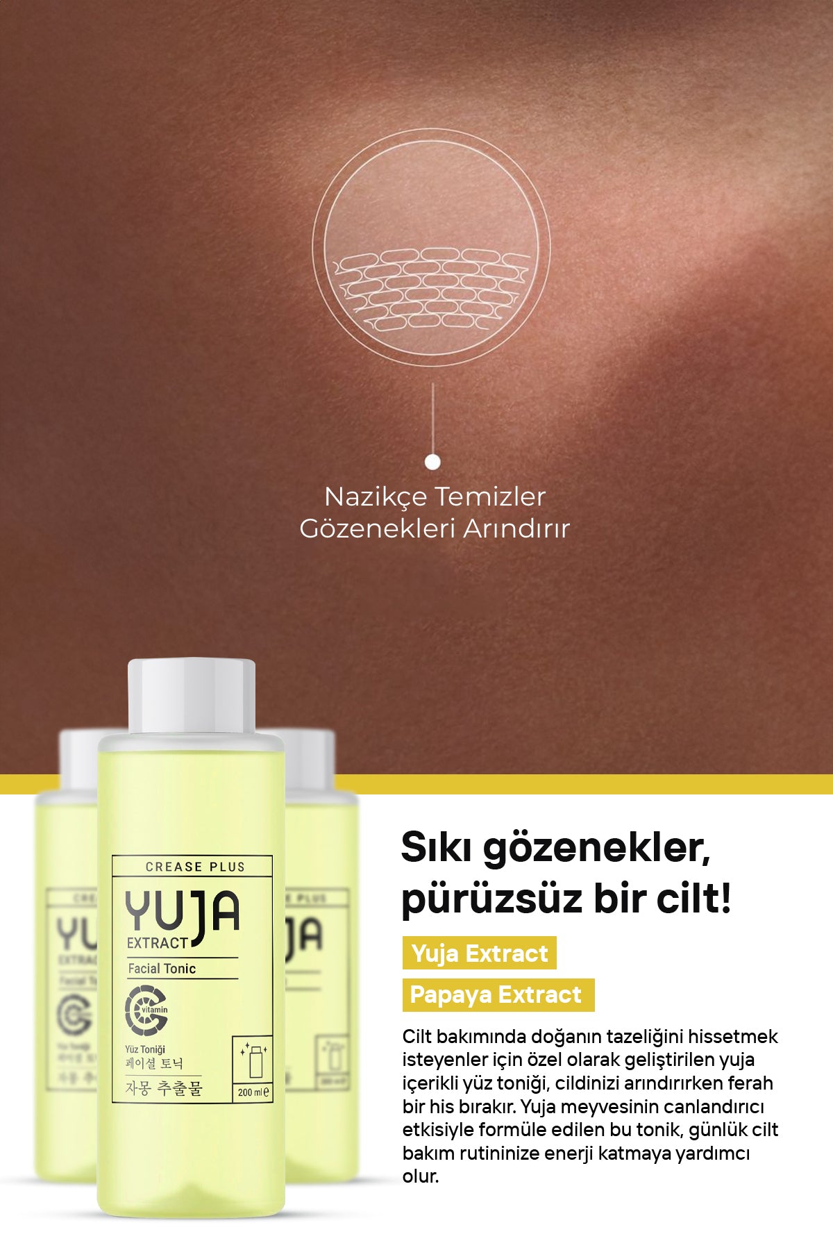Yuja Arındırıcı Ve Canlandırıcı Yüz Temizleme Toniği 200 ml