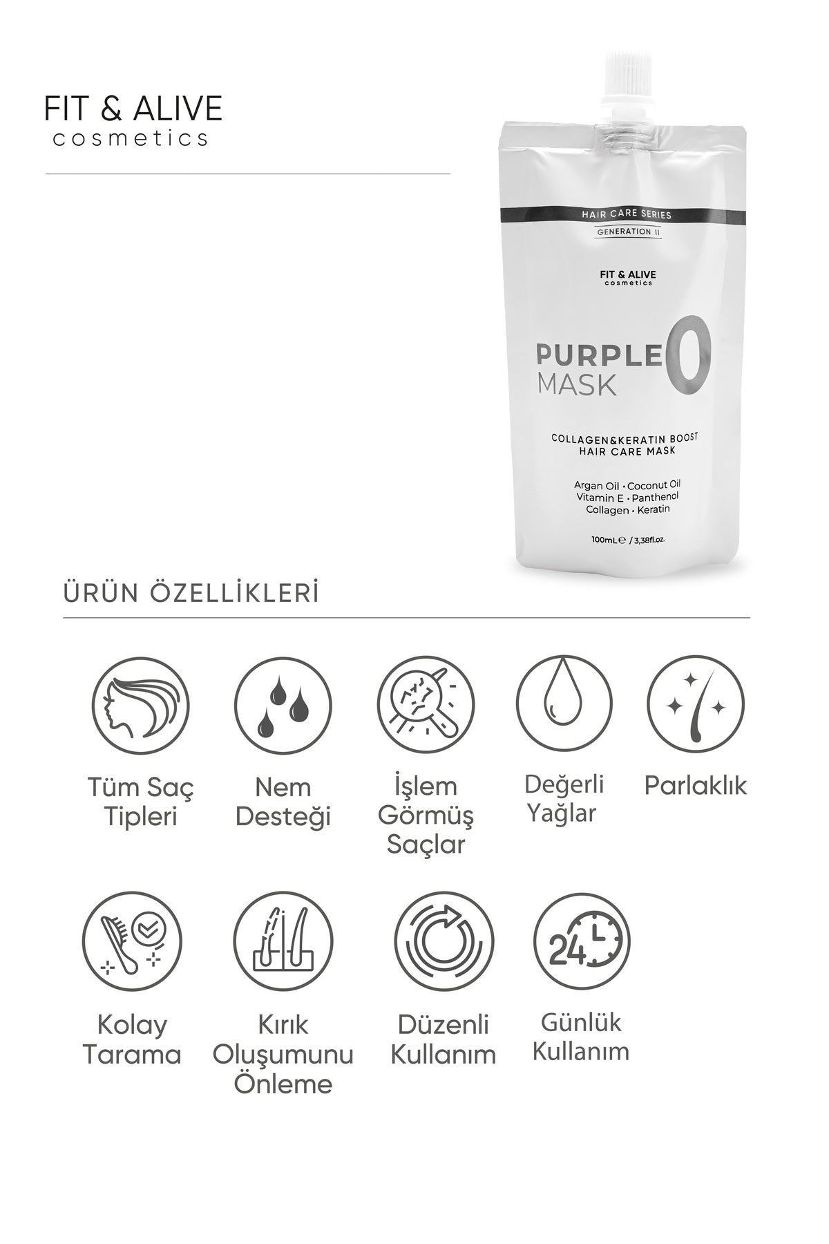 Purple Saç Maskesi