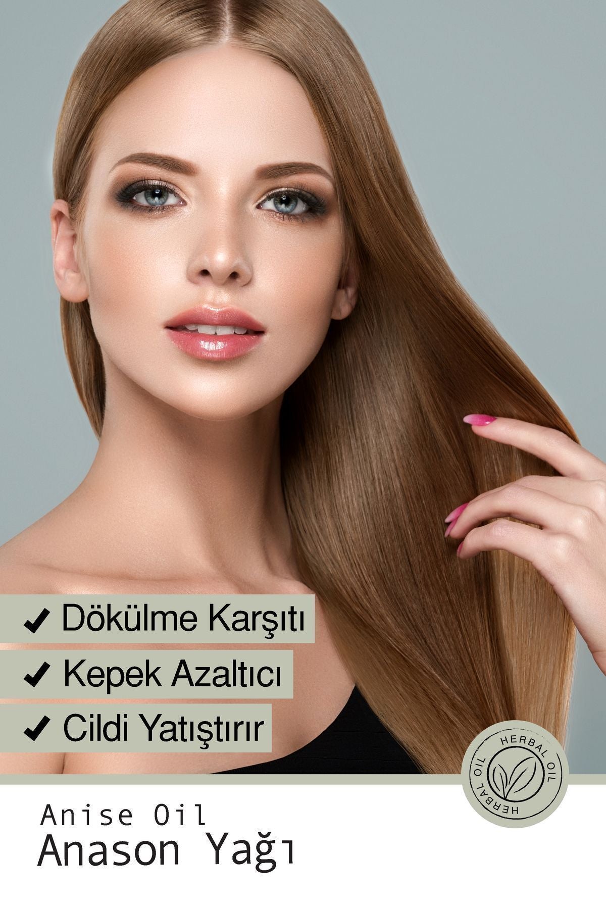 Doğal Anason Yağı - Saç Kökü Besleyici, Dökülme Karşıtı Ve Sakinleştirici Uçucu Yağ 10 ml